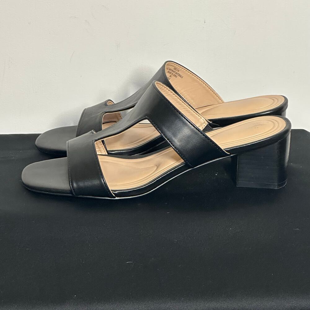 Adrienne Vittadini Women's ADELYN Block Heel Sandals Size 9 Like New! - Picture 3 of 9